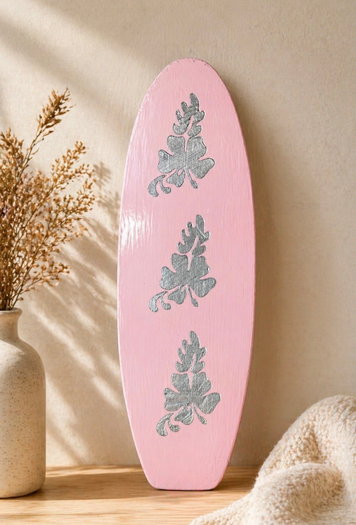 Planche décorative Fleur d'argent